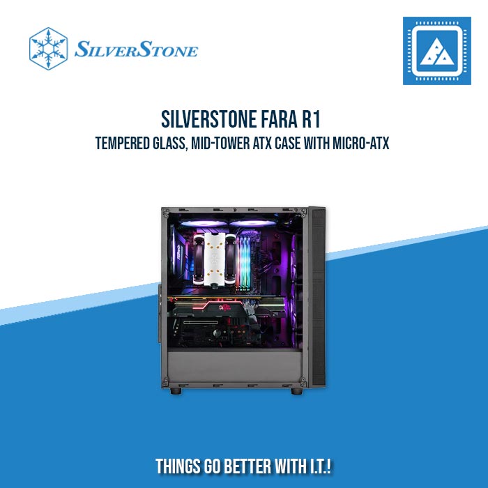 SILVERSTONE FARA R1 | TEMPERED GLASS/MID TOWER ATX CHASIS SILVERSTONE FARA R1 | TEMPERED GLASS/MID TOWER ATX CHASIS